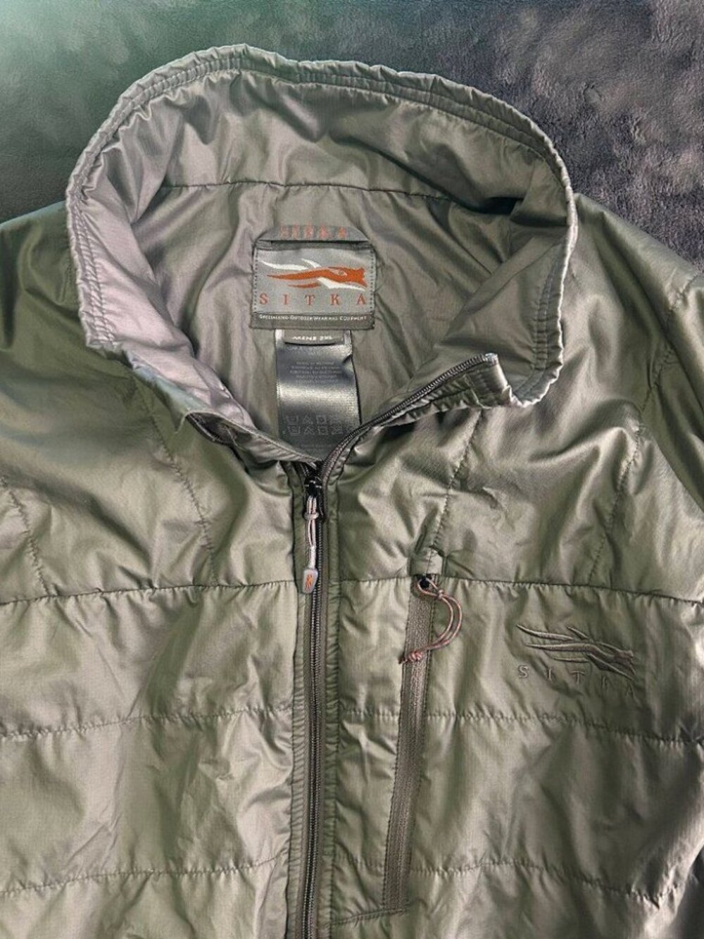Sitka Kelvin Aerolite Vest 2XL Olive Green Insulated Hunting Mens